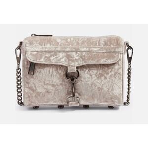 Rebecca Minkoff Mini Mac Velvet
Convertible Crossbody Bag Putty color
Purse